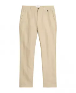 Мужские брюки из льна и хлопка Pants Ben Sherman, коричневый/бежевый