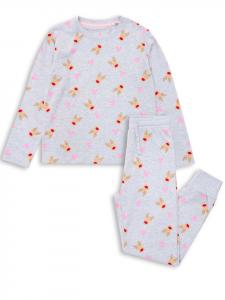 Threadgirls Пижама-сани цвета серого меланжа