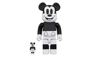 Bearbrick Mickey Mouse 2020 B&W Ver BE@RBRICK