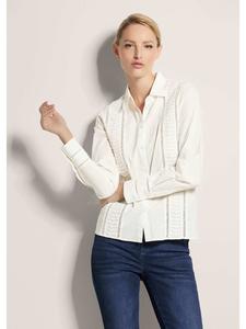 MADELEINE Блузка кремового цвета с вырезами