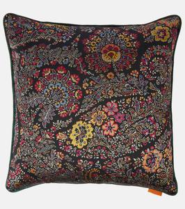 Подушка из жаккардовой ткани с хлопком Etro, Multi