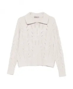 Пуловер Bianco из роскошной шерстяной смеси D.Exterior, белый