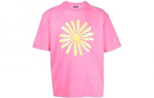 Футболка унисекс розовая Jacquemus, розовый