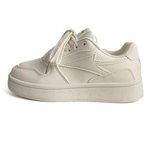 PARK DANCE Женские низкие скейтерские кеды бежевые, цвет Beige