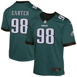 Джерси Jalen Carter Philadelphia Eagles Midnight Green Nike