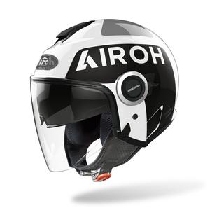 Реактивный шлем Airoh helios up, Black/White