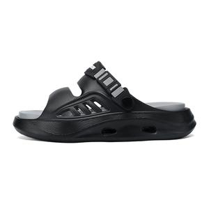 NANJIREN Пляжные сандалии унисекс бежево-коричневые и черно-серые, цвет Black Gray