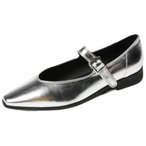 TATAYA Серебряные туфли Мэри Джейн, цвет Silver