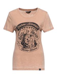 Футболка Queen Kerosin Hasta La Muerte, цвет latte macchiato