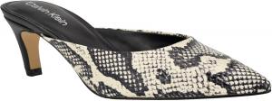 Женские туфли Calvin Klein Kalyn, White/Black Snake 003
