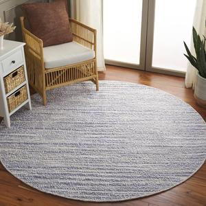 Ковер SAFAVIEH, 183 x 183 см, Renewal Collection, Blue & Ivory, Handmade, для гостиной, столовой, спальни (RNW701M)