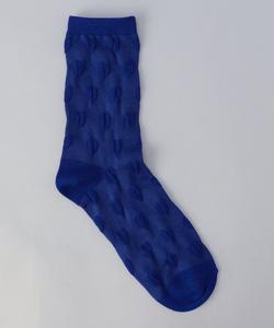Жаккардовые носки с сердечками Coen, цвет Cobalt
