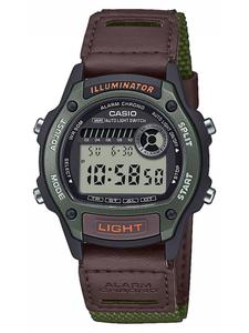 Casio Кварцевые часы-хронограф с будильником для женщин и подростков, антрацитово-коричневый/черный