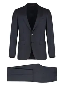 Шерстяной костюм-двойка Canali, синий