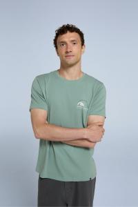 Мужская футболка Jacob из 100% хлопка Animal, зеленый