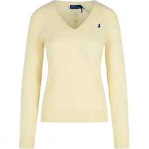 Джемпер с V-образным вырезом Kimberly Polo Ralph Lauren, cream