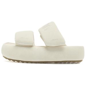 AGSDON Женские слайдеры на платформе 4,5 см желтые, цвет Yellow