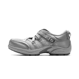 Туфли Мэри Джейн женские, кружевные, серые Mule Donkey, Lace Gray