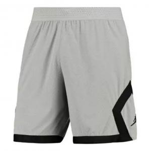 Шорты Men's Air Jordan Solid Color Pattern Logo Drawstring Elastic Waistband Straight Shorts Gray DJ7699-077, серый