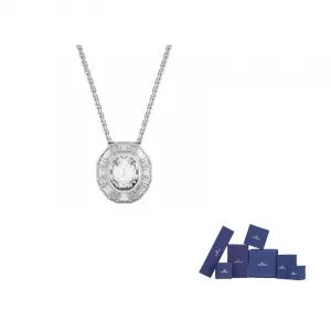 Swarovski Ожерелье с родиевым покрытием Mesmera серебристое