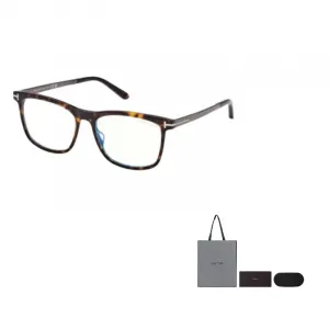 TOM FORD Пластиковая оправа для очков неправильной формы мужская в черепаховом цвете, Tortoiseshell