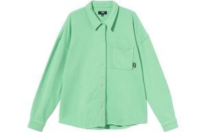 Рубашка унисекс Stussy, зеленый