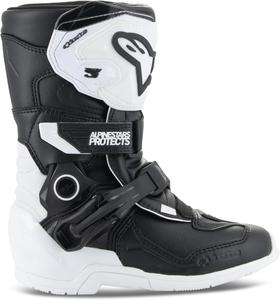 Мужские молодежные ботинки Alpinestars Tech 3s, белый/черный