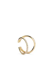 Серьга-кафф «Мелина» из 14-каратного желтого золота с бриллиантами We by WHITEbIRD, золотой