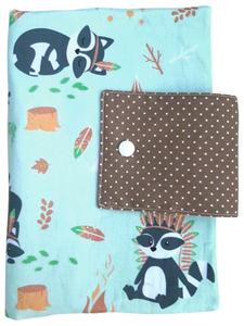 Land-Juwelen Сумка для подгузников 'Waschbär' в цвете Navy, Sky Blue