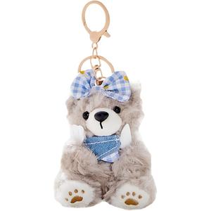 Плюшевый кулон Rice Eating Bear Cookie высотой 10,5 см ROUERXIONG