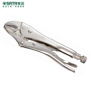 SATA 10-дюймовые плоскогубцы с круглыми лезвиями, ручные плоскогубцы, цепные плоскогубцы типа C для сварки 71103