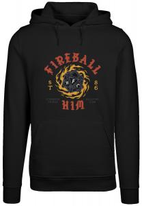 Пуловер F4NT4STIC Hoodie Stranger Things Fireball Dice 86 Netflix TV Series, черный