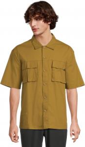 Рубашка Prana Palisades Ripstop Short Sleeve Shirt, цвет Retro Olive