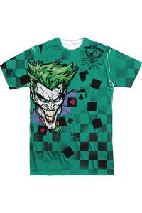 Футболка с коротким рукавом из полиэстера Batman Boxed Clown для взрослых Gildan, белый