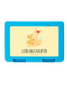 Mr. & Mrs. Panda Коробка для хранения "Мамы-лисицы" с надписью пастельно-желтого цвета