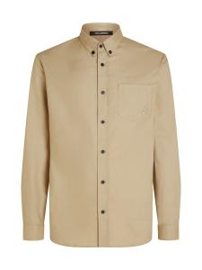 Рубашка на пуговицах классического кроя Karl Lagerfeld, светло-коричневый