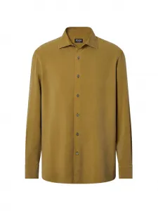 Рубашка с длинными рукавами Zegna, зеленый