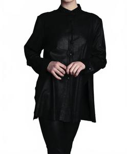 Верх-туника-смокинг черного цвета Giacca Lusso, черный