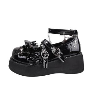 Туфли Мэри Джейн женские черный Lianghuo