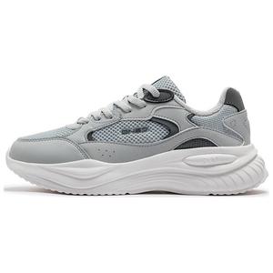 Нескользящие, износостойкие, амортизирующие, низкие повседневные туфли, женские, серые 361°, Gray