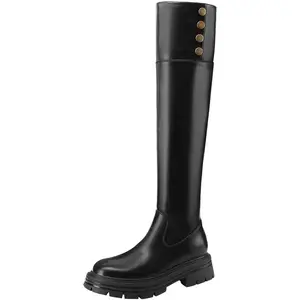 Сапоги Cavalier, женские, выше колена, высота около 4,5 см Mulinsen, Brown