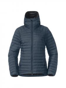 КУРТКА-ПУХОВИК LAVA LIGHT с капюшоном синего цвета Bergans