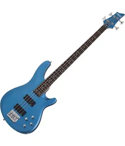 Бас-гитара Schecter C-4 Deluxe Satin Metallic светло-голубого цвета