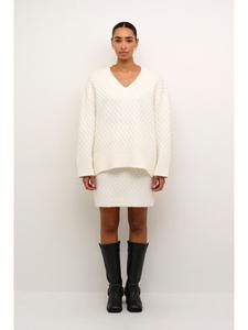 Kaffe Вязаный свитер оверсайз Kaselma, цвет мел