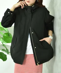 Водоотталкивающая и обработанная УФ-защитой короткая куртка с капюшоном и стеганой подкладкой Interplanet, цвет Black