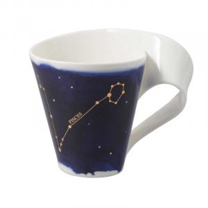 NewWave Stars Кружка с ручкой рыбки/Рыбы 0,30 л Villeroy & Boch, белый/синий/золотой