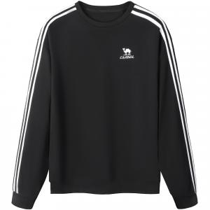 CAMEL Свитшот Women's Phantom Black Crew Neck Moderate Regular