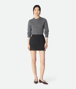 Light cotton skirt BOTTEGA VENETA, антрацит