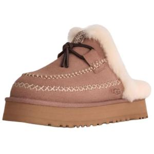 UGG Женские тапочки EVA с закрытым носком, устойчивые к истиранию, светлый цвет acorn brown