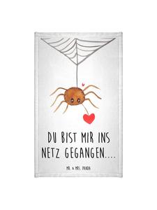 Mr. & Mrs. Panda Паук на полотенце с надписью "Агата Лав" белым цветом